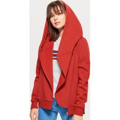 Rozpinana bluza z asymetrycznym zamkiem - Pomarańczowy. Bluzy damskie marki Cropp. W wyprzedaży za 39.99 zł.