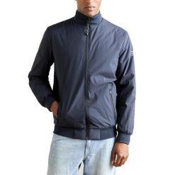 Kurtka ECOALF JAIME JACKET Niebieski. Niebieskie kurtki męskie Ecoalf, m, bez wzorów, z tkaniny, bez kaptura. Za 734.30 zł.