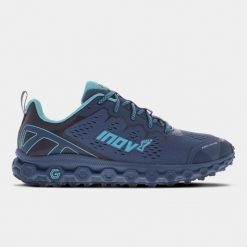 Buty do biegania damskie, Inov-8 Parkclaw G 280. Niebieskie obuwie sportowe damskie Inov-8, bez wzorów, z gumy, do biegania. Za 549.99 zł.