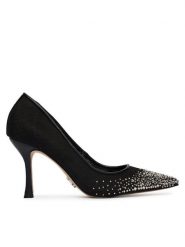 Steve Madden Szpilki 11003845 Czarny. Czarne szpilki damskie Steve Madden, bez wzorów, z materiału, bez obcasa, bez zapięcia. Za 559.99 zł.