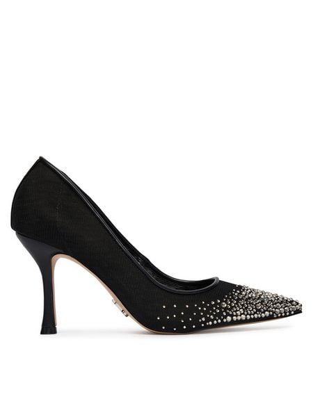 Steve Madden Szpilki 11003845 Czarny. Czarne szpilki damskie Steve Madden, bez wzorów, z materiału, bez obcasa, bez zapięcia. Za 504.99 zł.
