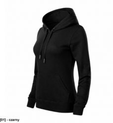 MALFINI - ADLER - - Bluza damska, g/m, % bawełna, % poliester z recyklingu czarny L. Czarne bluzy damskie Malfini, l, bez wzorów, z bawełny, bez kaptura. Za 95.67 zł.