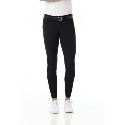 Spodnie do jazdy konnej Equithème Georg. Czarne spodnie sportowe męskie EQUITHÈME, m, bez wzorów, do jazdy konnej. W wyprzedaży za 387.50 zł.