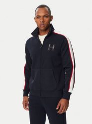 Tommy Hilfiger Bluza Pique H Badge MW0MW44957 Granatowy Regular Fit. Niebieskie bluzy męskie Tommy Hilfiger, m, bez wzorów, z syntetyku, bez kaptura. Za 699.99 zł.