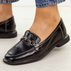 Czarne skórzane mokasyny damskie Vinceza 86429. Czarne mokasyny damskie VINCEZA, z jeansu, biznesowe. Za 249.00 zł.