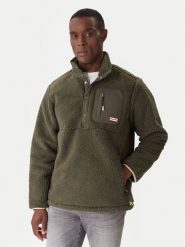 Hunter Polar Athol HARM0017252 Zielony Regular Fit. Zielone bluzy męskie Hunter, m, bez wzorów, z polaru, bez kaptura. Za 629.99 zł.