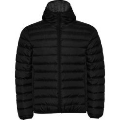Kurtka pikowana damska – dopasowana parka z puchowym wykończeniem. Czarne parki damskie ROLY, na zimę, s, bez wzorów, z puchu, eleganckie, bez kaptura. Za 155.80 zł.
