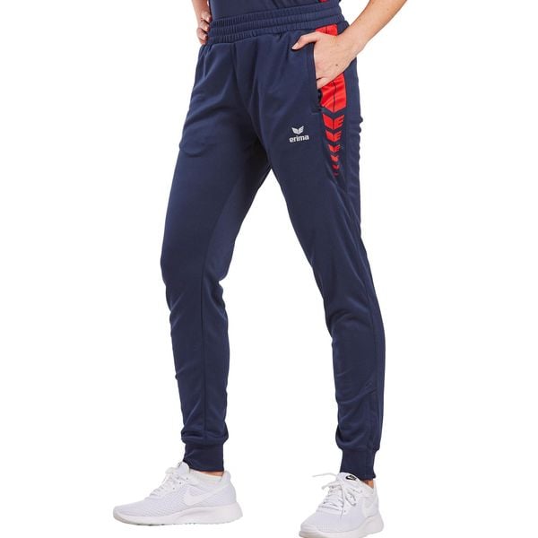 Damskie spodnie dresowe Erima Worker Six Wings. Czerwone spodnie dresowe damskie Erima, s, bez wzorów, z dresówki, do biegania. Za 178.50 zł.