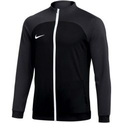 Męska Bluza Academy Pro DriFIT. Czarne bluzy męskie Nike, m, bez wzorów, sportowe, bez kaptura. Za 274.99 zł.