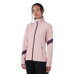 Bluza damska Rossignol Strawpile Fleece Fz. Czerwone bluzy sportowe damskie Rossignol, xs, bez wzorów, bez kaptura, narciarskie. W wyprzedaży za 298.95 zł.