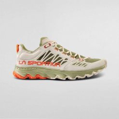 Damskie buty trailowe La Sportiva Helios III. Brązowe obuwie sportowe damskie La Sportiva, bez wzorów, z meshu, do biegania. Za 589.99 zł.