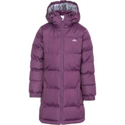 Kurtka zimowa "Tiffy" w kolorze fioleowym. Buty zimowe dziewczęce Trespass Kids, na zimę, bez wzorów, bez kaptura. W wyprzedaży za 115.95 zł.