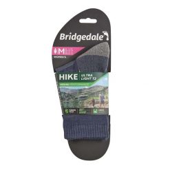 Skarpety do trekkingu damskie Bridgedale HIKE UL END BO ORI LD. Niebieskie skarpety damskie Bridgedale, bez wzorów, z wełny. Za 86.99 zł.