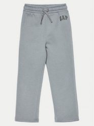 Gap Spodnie materiałowe 645346-02 Szary Regular Fit. Szare spodnie materiałowe dla chłopców GAP, bez wzorów, z bawełny. Za 69.99 zł.