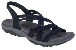 Buty do chodzenia damskie Skechers Reggae Slim Simply Stretch Sandals. Niebieskie trekkingi damskie Skechers, na lato, trekkingowe. Za 229.99 zł.