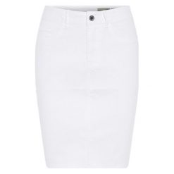 Vero Moda Damska spódnica Hot Nine Hw Dnm Pencil Skirt Mix Noos Bright White (rozmiar XS). Białe spódnice damskie Vero Moda, xs, bez wzorów, z jeansu, bez kołnierzyka, bez ramiączek. W wyprzedaży za 59.00 zł.