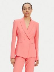 Patrizia Pepe Marynarka 2S1528 A411 R854 Koralowy Regular Fit. Pomarańczowe żakiety damskie Patrizia Pepe, s, bez wzorów, z syntetyku. Za 929.99 zł.