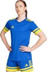 Adidas Koszulka damska adidas Squadra 25 Jersey niebieska JN5409 2XL. Niebieskie t-shirty damskie Adidas, xl, bez wzorów, z jersey, bez kołnierzyka. Za 83.64 zł.
