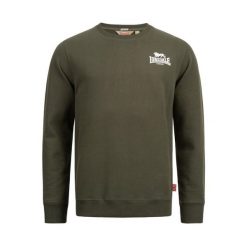 Bluza z okrągłym dekoltem Lonsdale Longridge. Białe bluzy męskie Lonsdale, m, bez wzorów, bez kaptura. Za 198.50 zł.