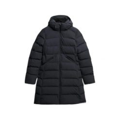 Parka dla kobiet Superdry City Mid. Brązowe parki damskie Superdry., na zimę, bez wzorów, z puchu, bez kaptura. Za 729.10 zł.