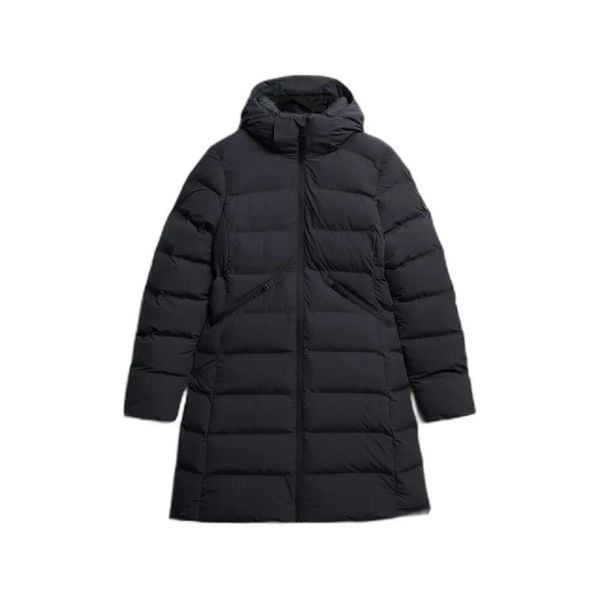 Parka dla kobiet Superdry City Mid. Brązowe kurtki damskie Superdry., na zimę, s, z aplikacjami, z materiału, bez kaptura. Za 723.05 zł.