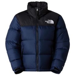 Kurtka sportowa damska 1996 Retro Nuptse W Jacket. Niebieskie kurtki damskie The North Face, s, bez wzorów, z materiału, z kapturem, trekkingowe. Za 1,149.99 zł.