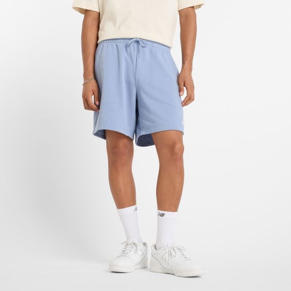 Spodenki męskie New Balance MS41520DUS – niebieskie. Niebieskie szorty męskie New Balance, m, bez wzorów, z bawełny, klasyczne. Za 139.99 zł.