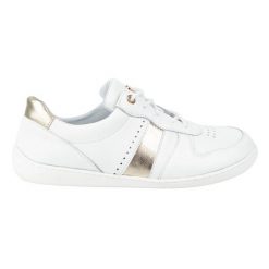 Olivier Damskie buty barefoot model 1773POL białe sneakersy. Białe obuwie sportowe damskie w ażurowe wzory, ze skóry, trekkingowe. Za 453.66 zł.