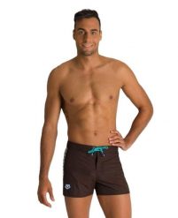 Szorty męskie kąpielówki spodenki kąpielowe na basen plażę Arena X-Short. Brązowe kąpielówki męskie Arena, m, bez wzorów, z materiału, do biegania. Za 131.98 zł.