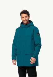 JACK WOLFSKIN Kurtka zimowa męska Winterlager Parka M teal r.L. Niebieskie kurtki męskie Jack Wolfskin, na zimę, l, bez wzorów, z materiału, eleganckie, bez kaptura. Za 679.25 zł.