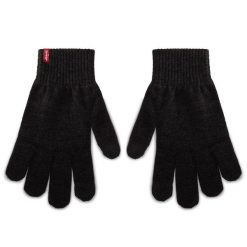 Rękawiczki Męskie Levi's®. Szare rękawiczki męskie bez wzorów. Za 89.99 zł.