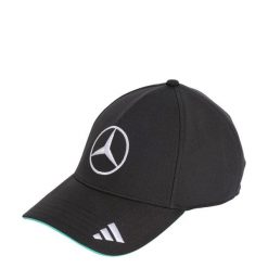 CZAPKA MERCEDES-AMG PETRONAS FORMULA 1 TEAM DRIVER. Czarne czapki i kapelusze męskie Adidas, bez wzorów, z materiału, klasyczne. Za 209.00 zł.