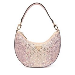 Torebka Guess. Czerwone torebki do ręki damskie Guess, z aplikacjami, klasyczne, bez dodatków. Za 589.99 zł.