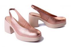 WONDERS H-4970 rame, czółenka damskie. Żółte czółenka damskie Wonders, bez wzorów, ze skóry, bez obcasa, na obcasie, bez zapięcia. Za 431.92 zł.
