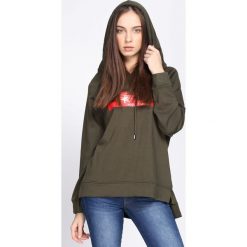 Ciemnozielona Bluza Crush Me Fine. Zielone bluzy damskie Born2be. Za 79.99 zł.