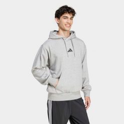 Bluza z kapturem męska ADIDAS. Bluzy męskie Adidas, m, bez wzorów, z bawełny, z kapturem, na fitness i siłownię. Za 219.99 zł.