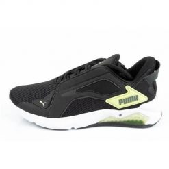 Buty treningowe damskie Puma Lqdcell Method. Zielone obuwie sportowe damskie Puma, bez wzorów, z materiału. Za 345.99 zł.