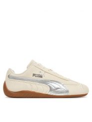 Puma Sneakersy Speedcat Metallic Jr 404113 01 Beżowy. Brązowe buty sportowe dziewczęce Puma, bez wzorów, ze skóry, bez zapięcia. Za 299.99 zł.