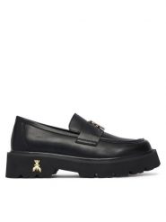 Patrizia Pepe Loafersy PJ437.31 Czarny. Czarne półbuty dziewczęce Patrizia Pepe, bez wzorów, ze skóry, bez zapięcia. Za 674.99 zł.