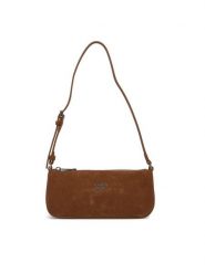 Tommy Jeans Torebka Tjw Must Suede Shoulder Bag AW0AW18454 Brązowy. Brązowe torebki do ręki damskie Tommy Jeans, bez wzorów, z jeansu, bez dodatków. Za 529.99 zł.