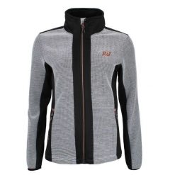Damski polar Peak Mountain Adagio. Czarne bluzy sportowe damskie Peak Mountain, bez wzorów, z polaru, bez kaptura, narciarskie. W wyprzedaży za 281.50 zł.