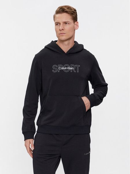 Calvin Klein Performance Bluza Graphic 00GMS4W339 Czarny Regular Fit. Czarne bluzy męskie Calvin Klein Performance, m, bez wzorów, z syntetyku, bez kaptura. Za 239.99 zł.