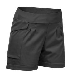 Spodenki turystyczne damskie Quechua NH500 Regular. Niebieskie szorty sportowe damskie QUECHUA, l, bez wzorów, z materiału, sportowe, trekkingowe. Za 79.99 zł.