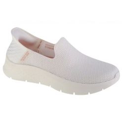 Buty Skechers Go Walk Flex Relish W 124963-OFWT różowe. Czerwone obuwie sportowe damskie bez wzorów, z gumy, trekkingowe. Za 522.99 zł.