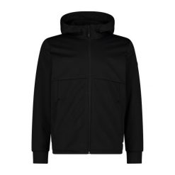 Kurtka softshell z kapturem CMP. Czarne kurtki męskie CMP, na zimę, s, bez wzorów, z materiału, z kapturem. Za 425.15 zł.