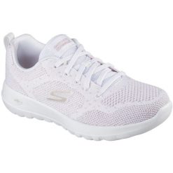 Adidasy Skechers Go Walk Joy, Kobiety. Fioletowe obuwie sportowe damskie Skechers, bez wzorów, na fitness i siłownię. Za 390.00 zł.