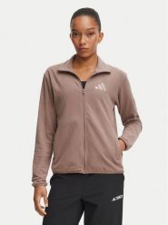 Adidas Polar Terrex Multi Essentials Full Zip Fleece Jacket KY9854 Brązowy jasny Regular Fit. Brązowe bluzy sportowe damskie Adidas, l, bez wzorów, z polaru, bez kaptura. Za 218.99 zł.