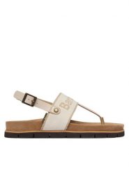 Barbour Sandały Lumley LFO0802BE52 Beżowy. Brązowe sandały damskie Barbour, bez wzorów, z materiału, bez obcasa, na płaskiej podeszwie, bez zapięcia. Za 659.99 zł.