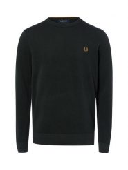 Fred Perry sweter z dzianiny Mężczyźni Bawełna zielony, XXL. Zielone swetry przez głowę męskie Fred Perry, m, bez wzorów, z bawełny, bez kołnierzyka. Za 649.95 zł.