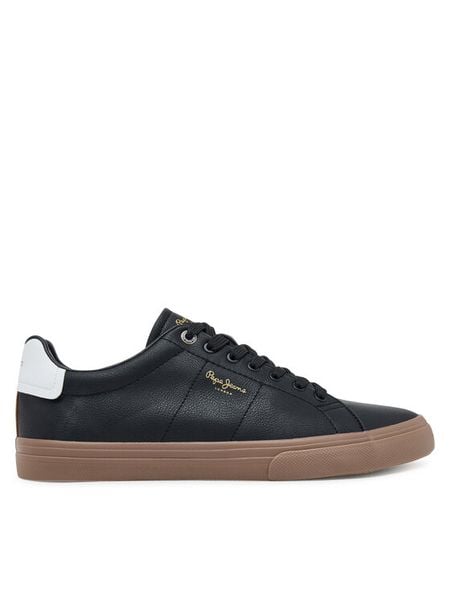 Pepe Jeans Tenisówki Kenton Base PMS300003 Czarny. Czarne trampki męskie Pepe Jeans, bez wzorów, z jeansu, bez zapięcia. Za 251.99 zł.